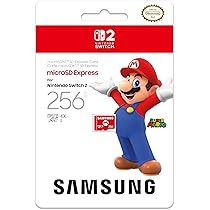 Scheda Micro SD Express Samsung (256 GB) per Nintendo Switch 2